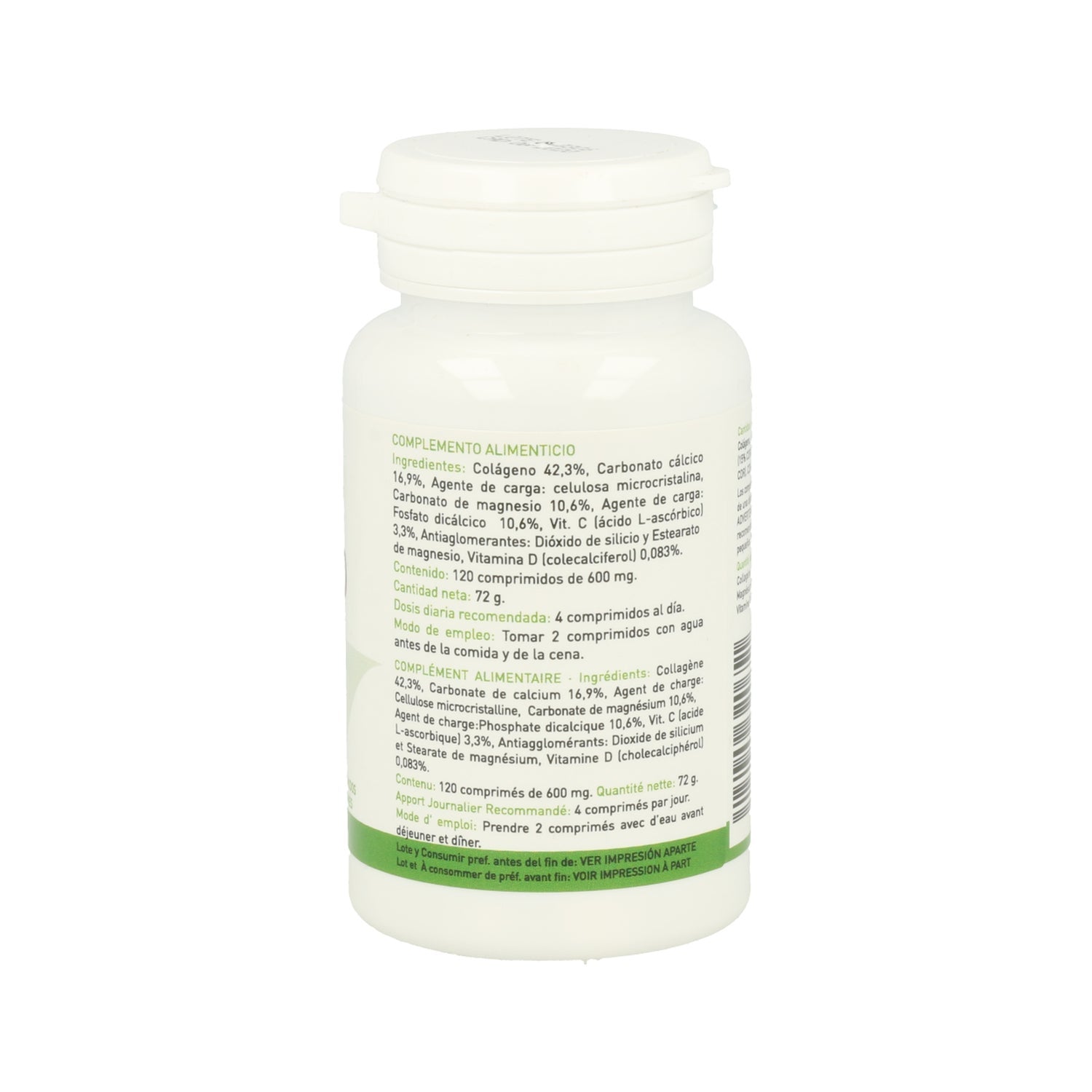 Plantapol Colageno Con Magnesio y Vitamina C y D 120comp