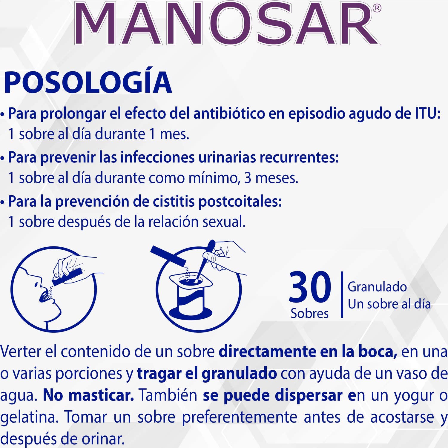 Manosar 30 Sobres