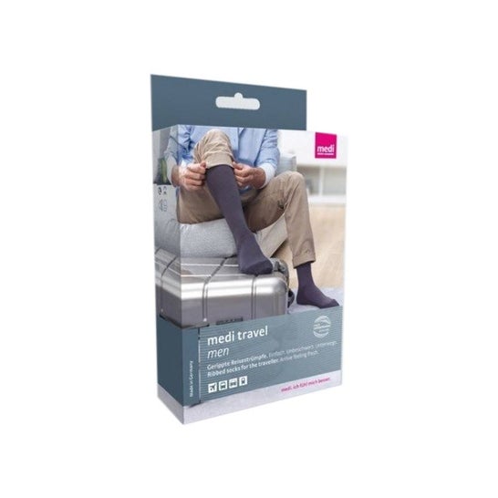 Mediven Travel Media Men Black XL C Clase 1 1 par
