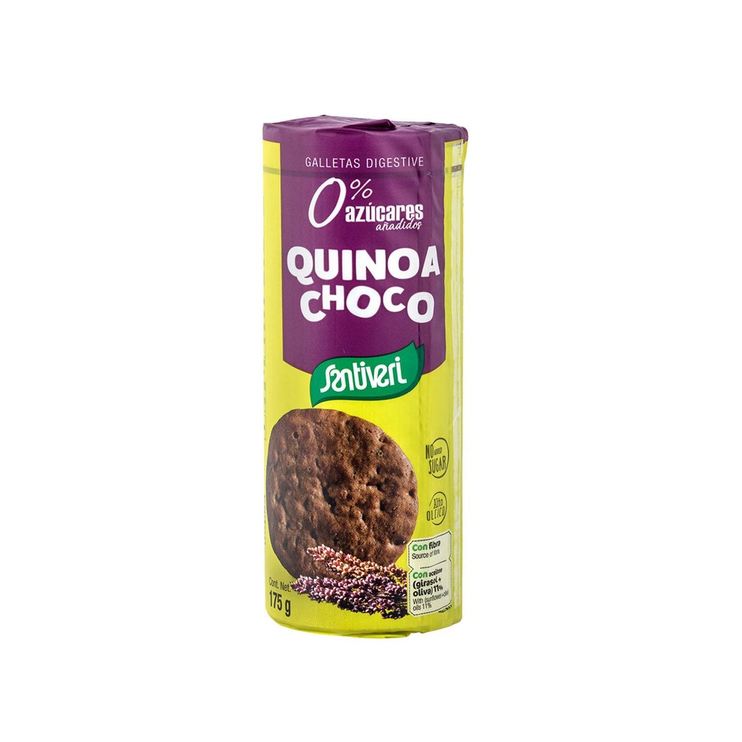 Santiveri Galletas Digestive Quinoa Chocolate 175g