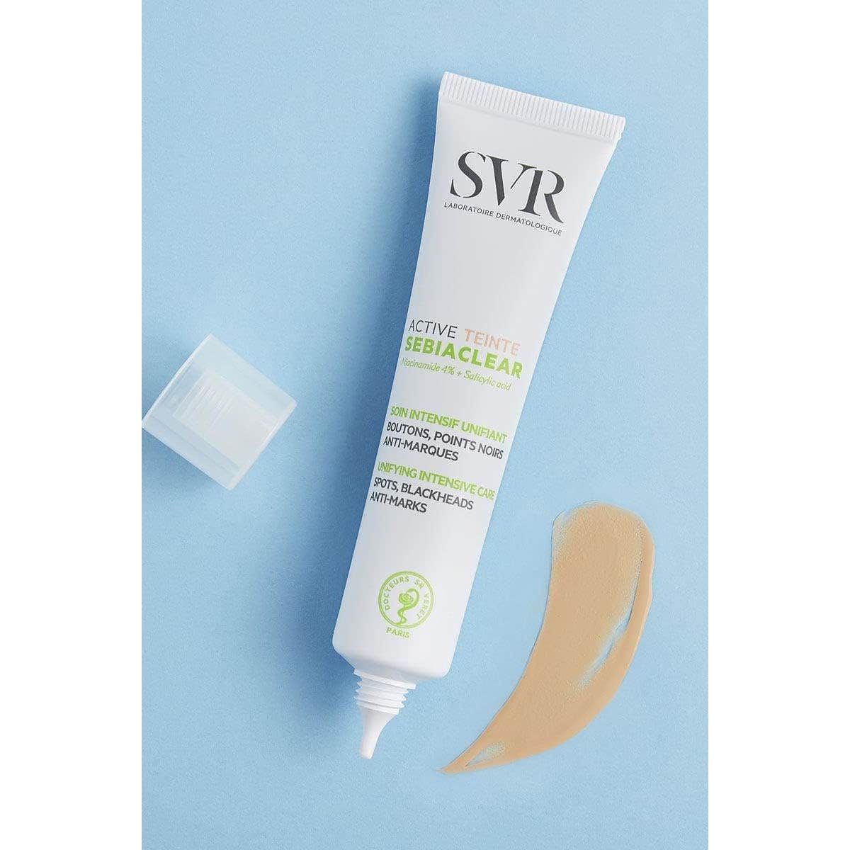 SVR Sebiaclear Active Teinté Tratamiento Intensivo Unificante 40ml
