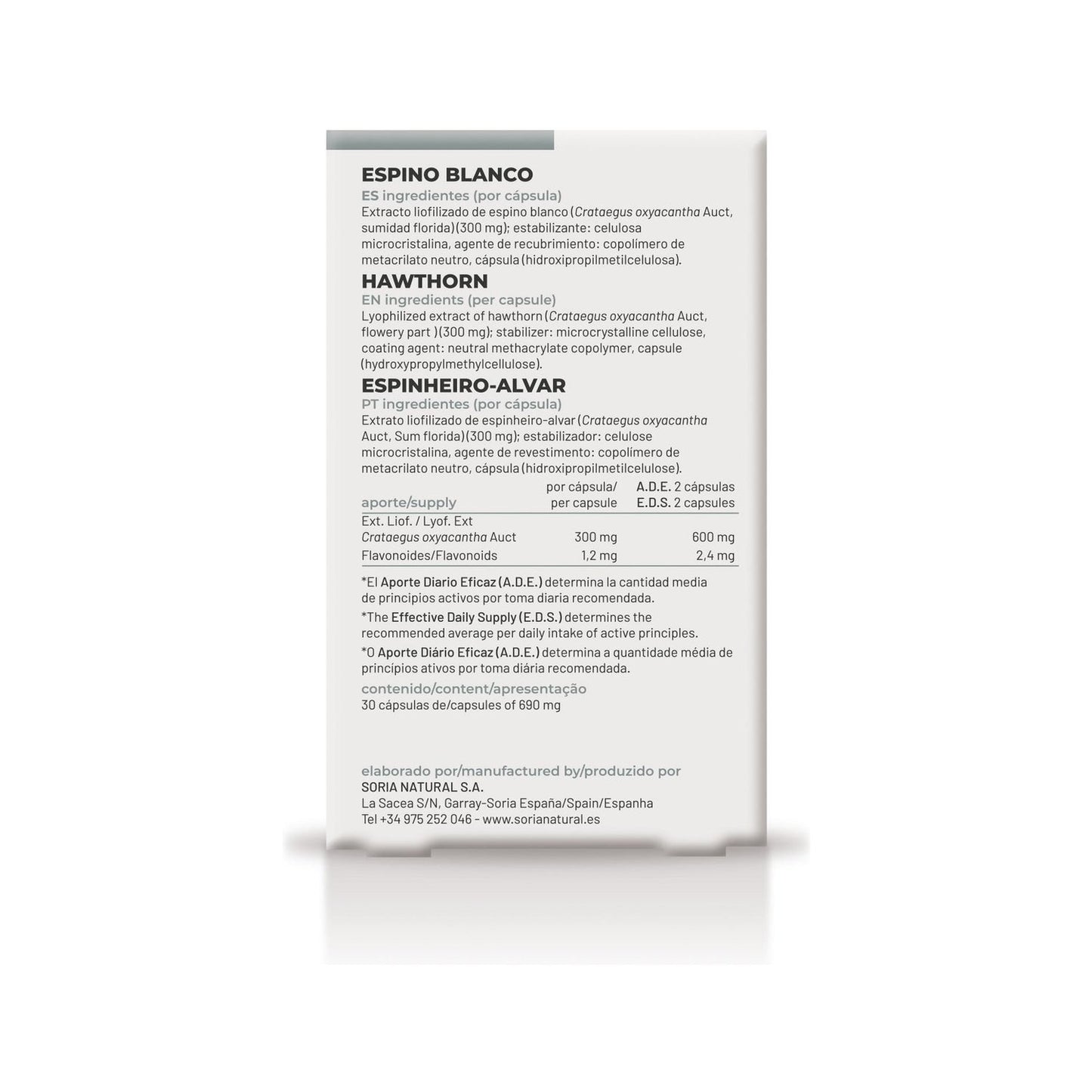 Espino Blanco Xxl 30c Soria Natural