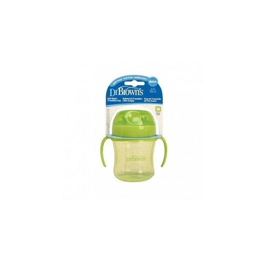 Dr Brown's taza principiante color verde 1ud