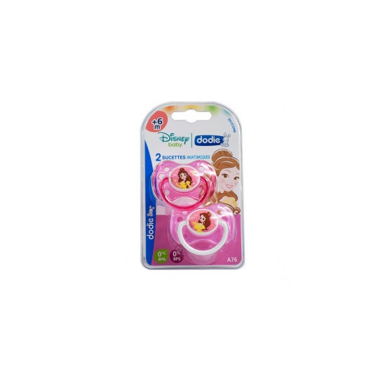 Dodie Chupete Anatómico Silicona Bella +6 M Nº76 2 uds