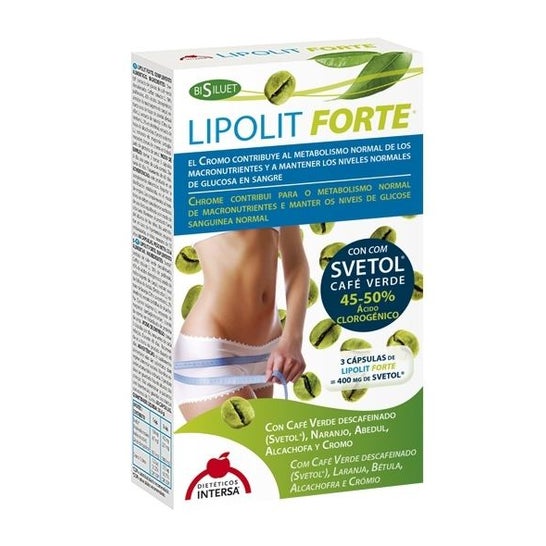 Intersa Lipolit Forte com Café Verde Descafeinado 60 caps