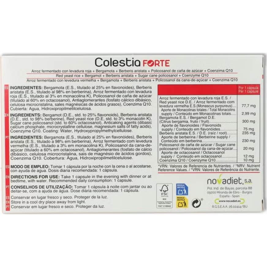 Novadiet Colestia Forte 60 caps