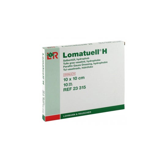 Lohmann Lomatuell H Tulle Gras 10x10 Cm Caja de 10
