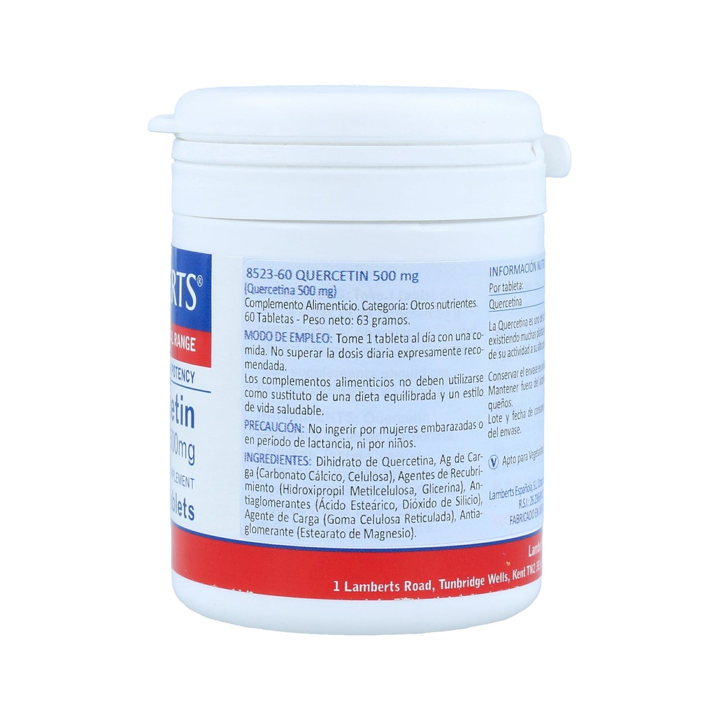 Lamberts Quercitina 500mg 60 Comp