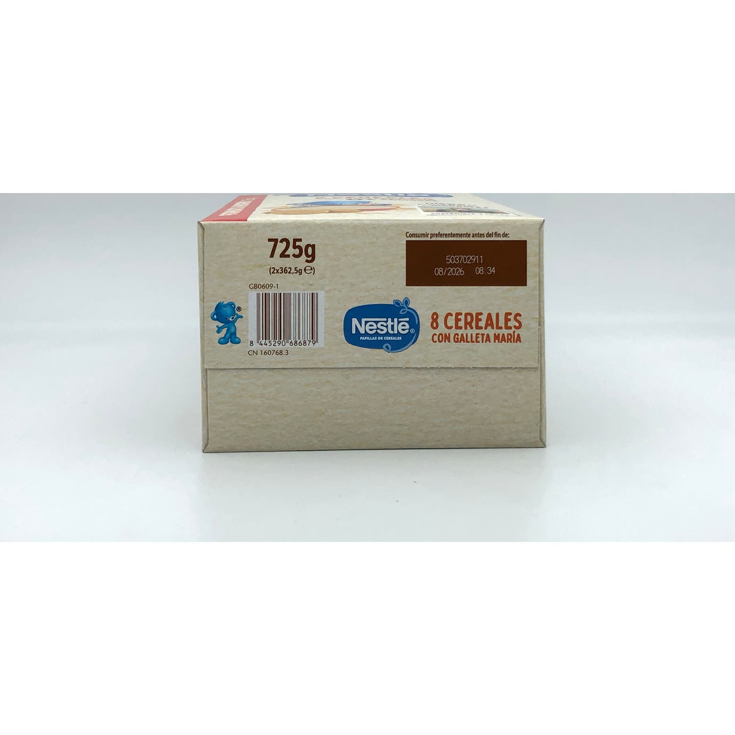 Nestlé 8 Cereales con Galleta María 0% Azúcares 725g