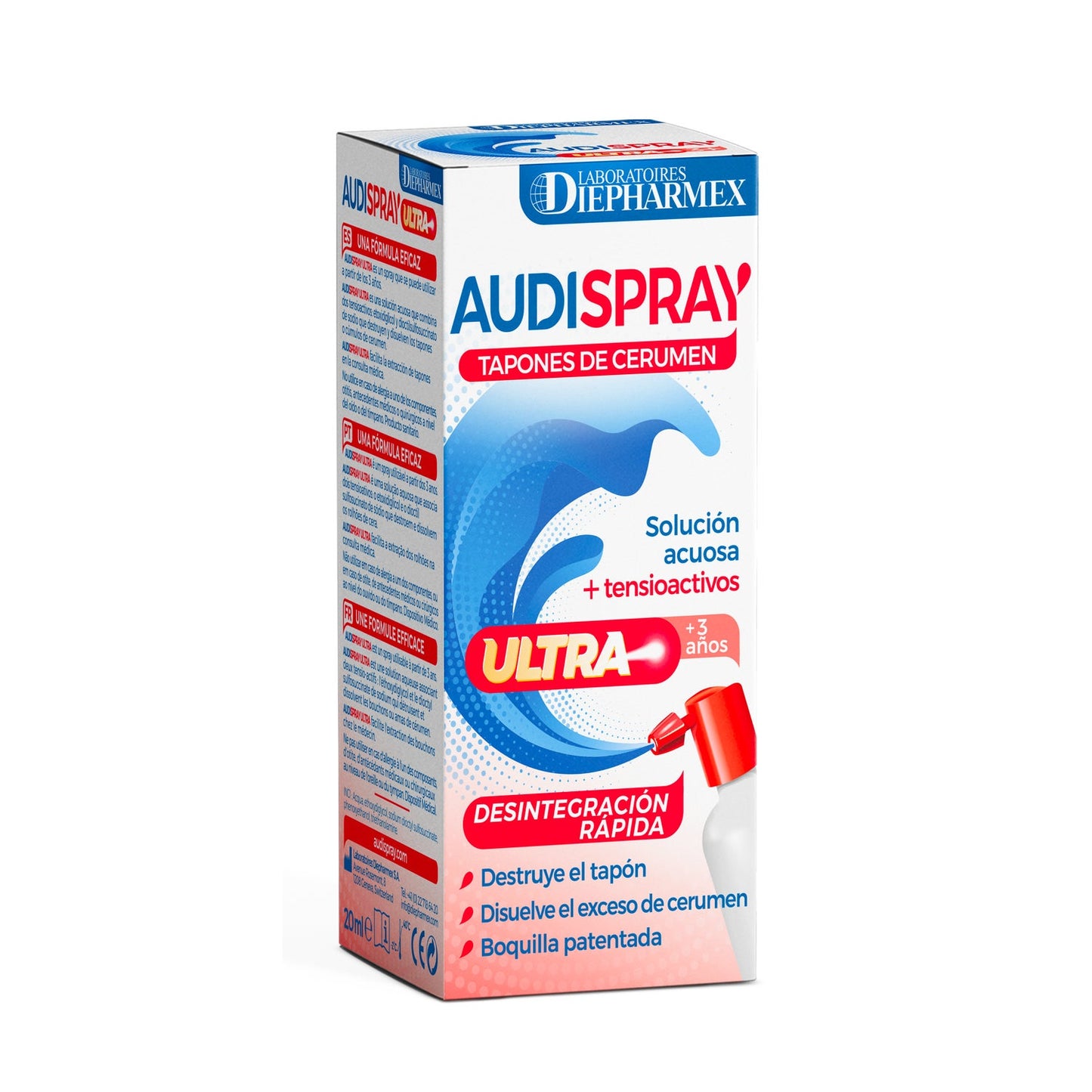 Audispray Ultra Tapones de Cerumen 20ml