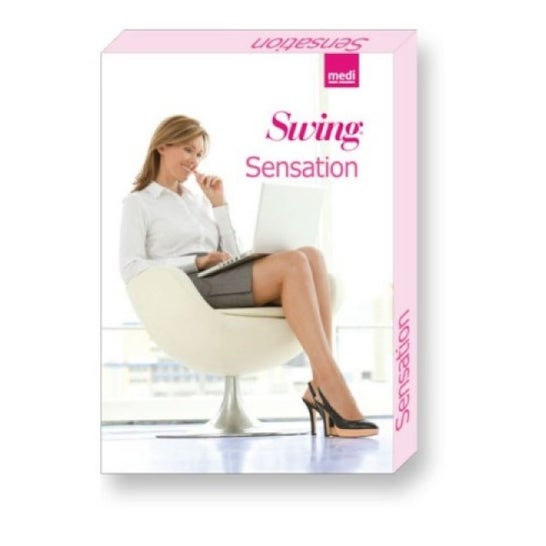 Medi Medias Stay-Up Sensation Alta Punta Abierta 1 Par