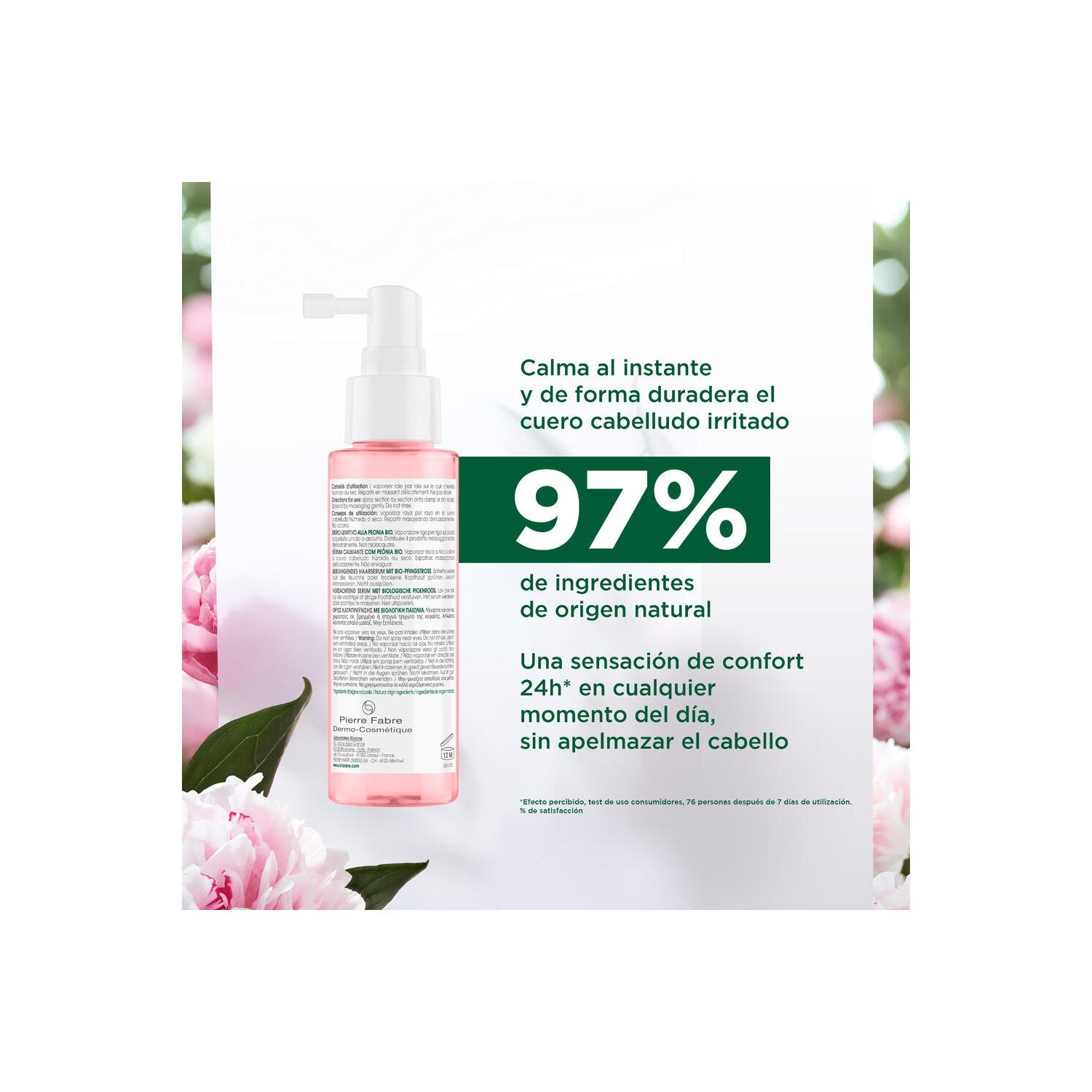 Klorane Sérum Calmante a la Peonía BIO 100ml