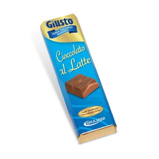 Giusto Chocolate Leche Sin Azúcar 42 g