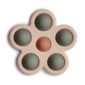 Mushie Pop It Flower Rose Blush Shifting Sand 1ud