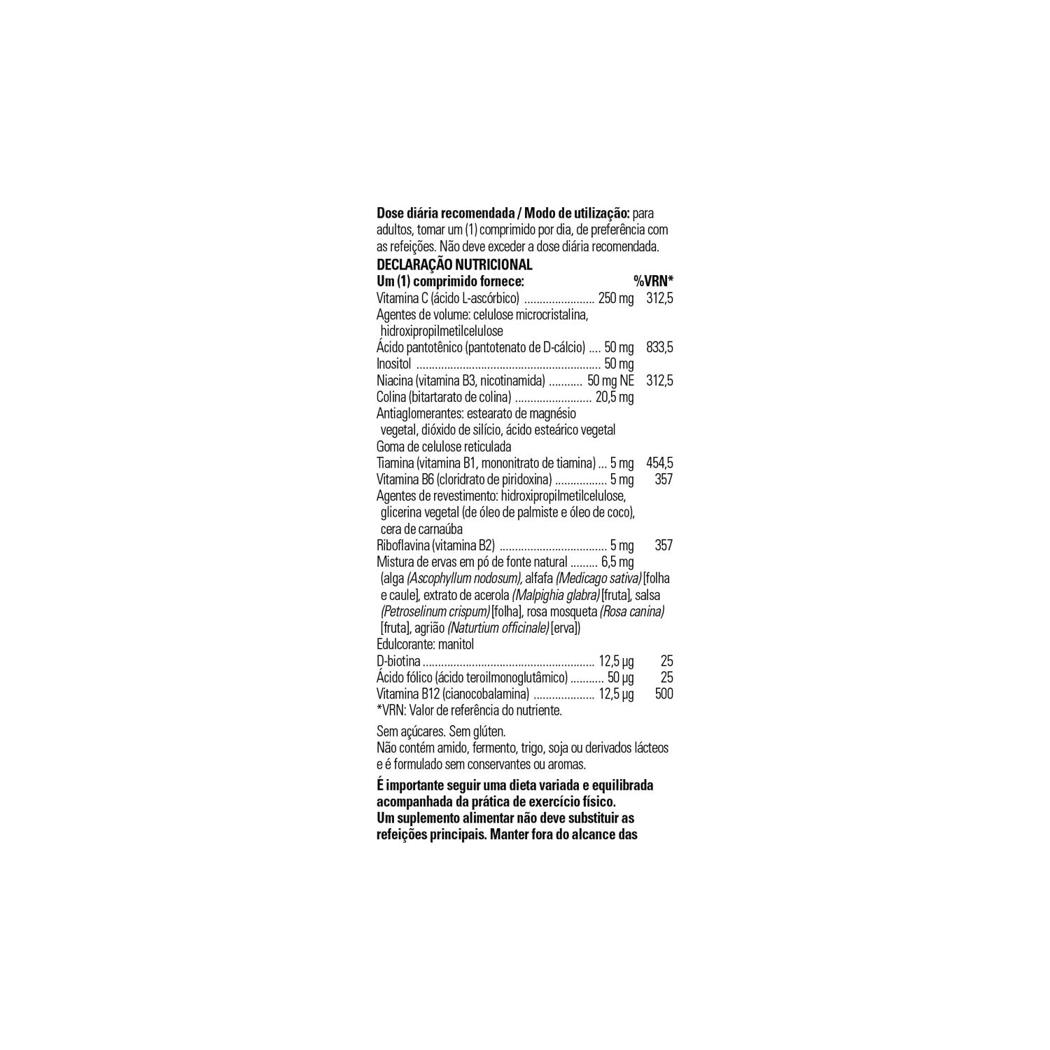Solgar Vitamina B-Complex con Vitamina C 100comp