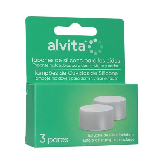 Alvita Tapones Oído Silicona 6uds