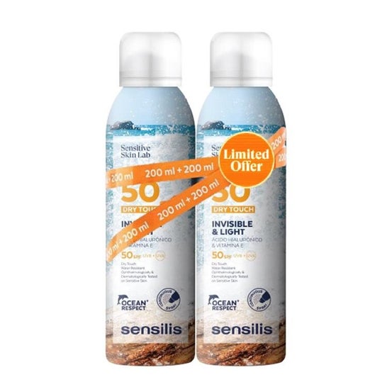 Sensilis Body Spray Dry Touch SPF50 2x200ml