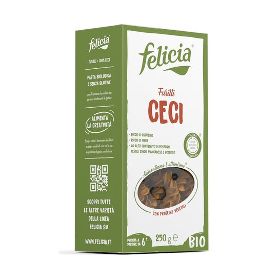 Felicia Bio Pasta Fusilli Garbanzos 250 g