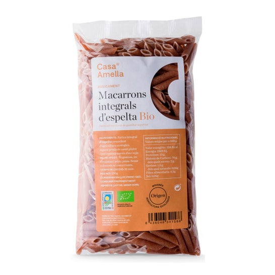 Casa Amella Macarrones Espelta Integral Bio 250g