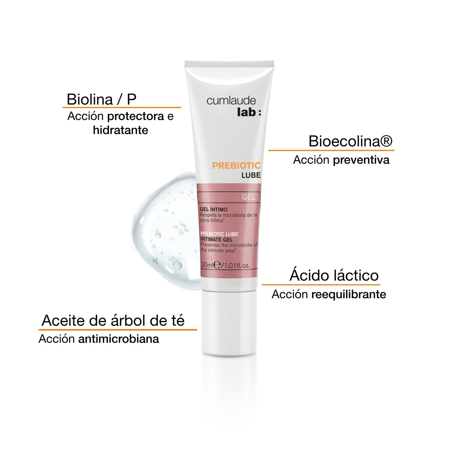Cumlaude Lab Prebiotic Lube Gel 30ml