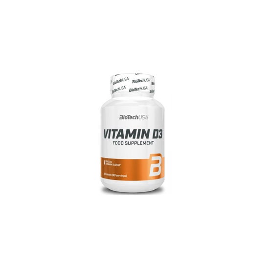 BioTech USA Vitamin D3 50mcg 120 Tabletas