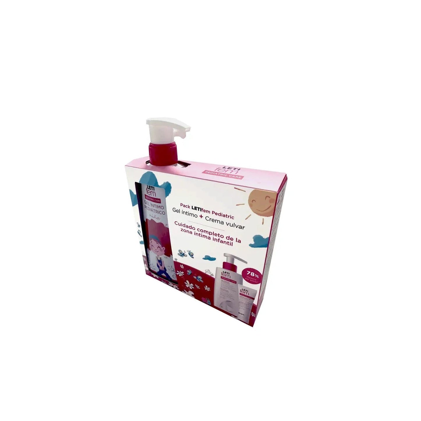 Letifem Pack Pediatric Gel Íntimo 250ml + Crema Vulvar 30ml