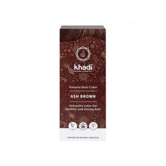 Khadi Tinte Castaño Ceniza 100% Vegetal 100g