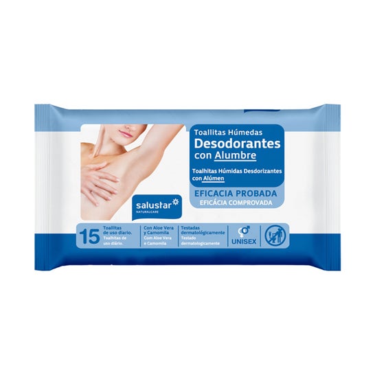 Salustar Toallitas Húmedas Desodorantes 15uds