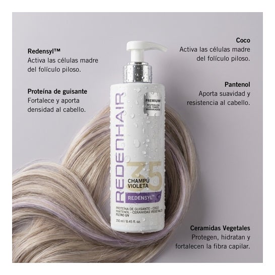 Redenhair Champú Violeta Anticaída 250 ml