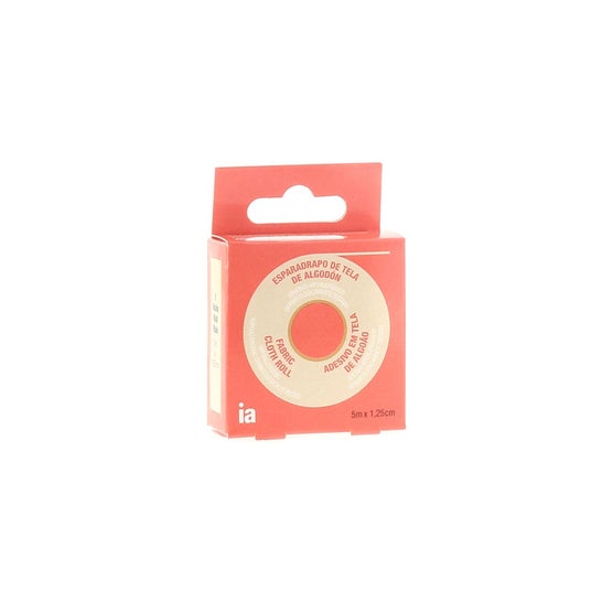 Interapothek Esparadrapo Tela Algodón 5 mx1,25 cm