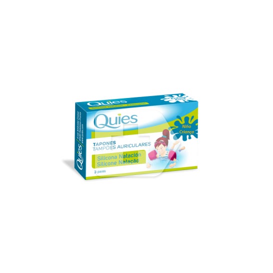 Quies tapón oído silicona natación infantil 6uds