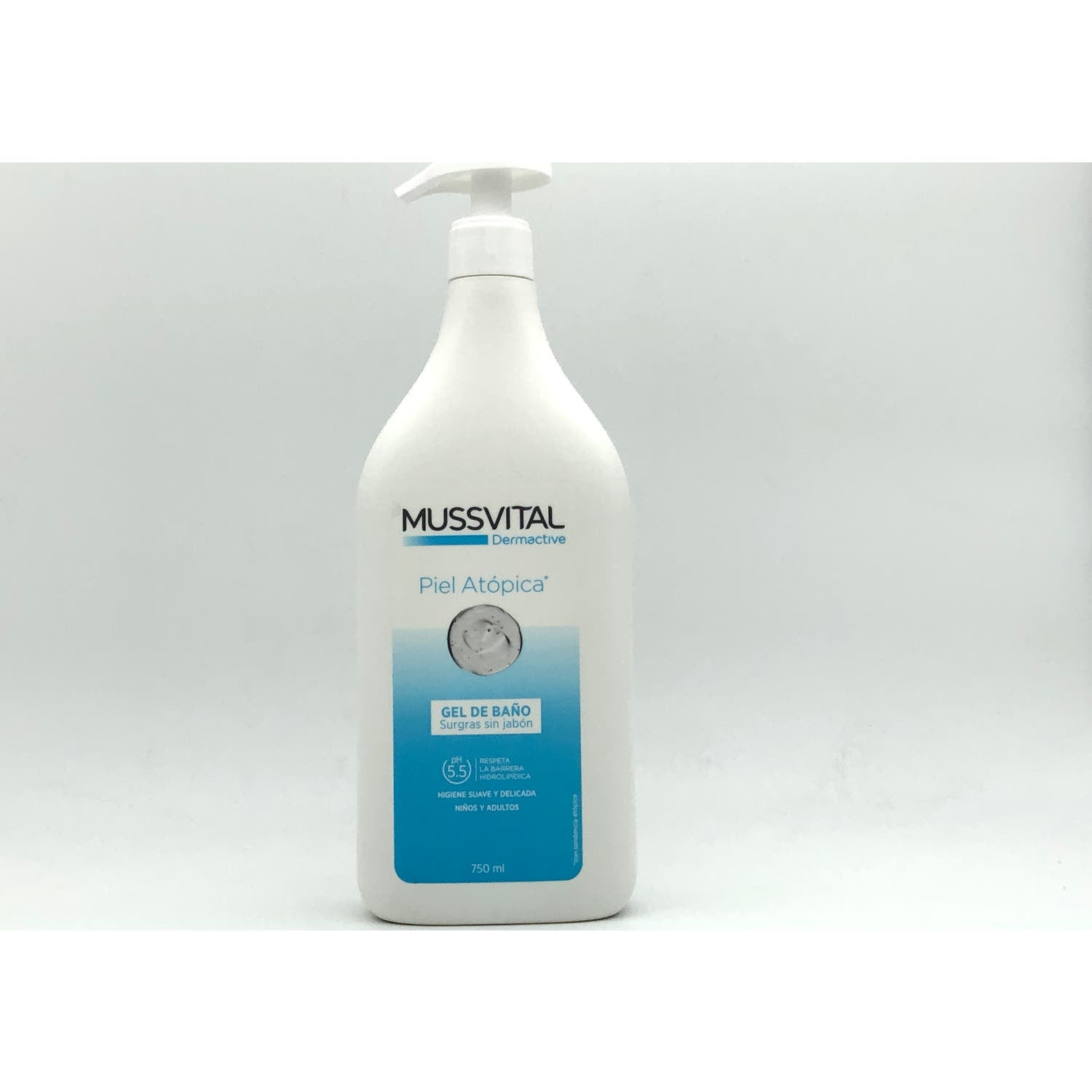 Mussvital Dermactive Gel de Baño Piel Atópica 750ml