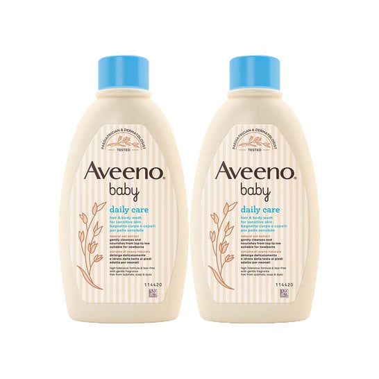 Aveeno Baby Pack Baño Suave para Pieles Sensibles 2x250ml