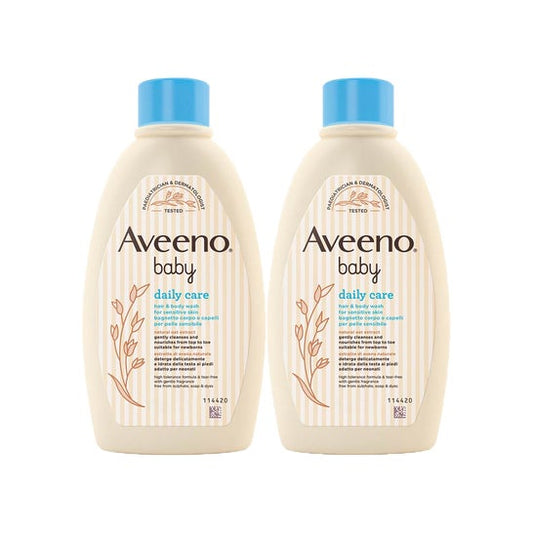 Aveeno Baby Pack Baño Suave para Pieles Sensibles 2x250ml