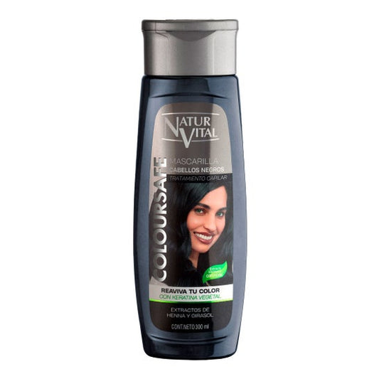 NaturVital Mascarilla Coloursafe Negro 300ml