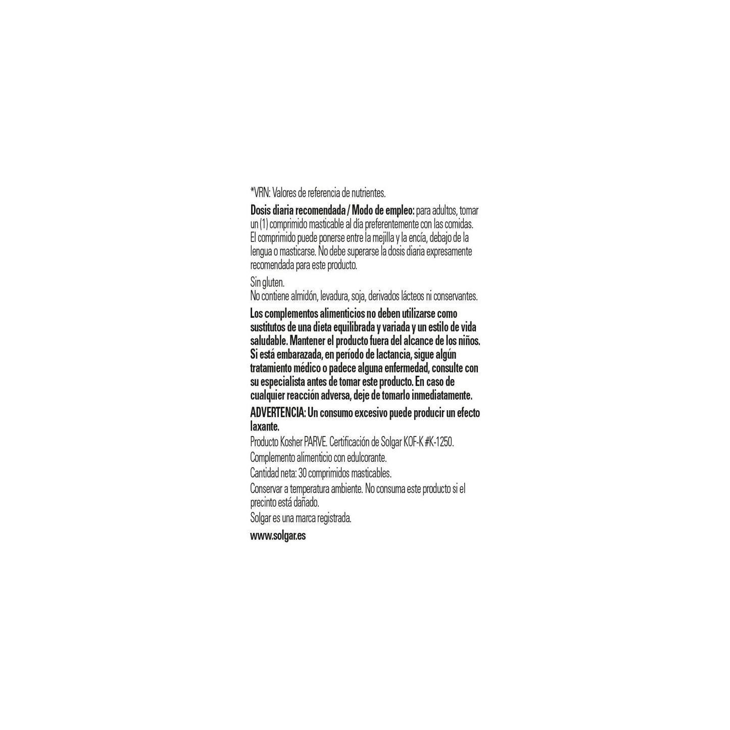 Solgar Vitamina B12 Metilcobalamina 1000mcg 30comp