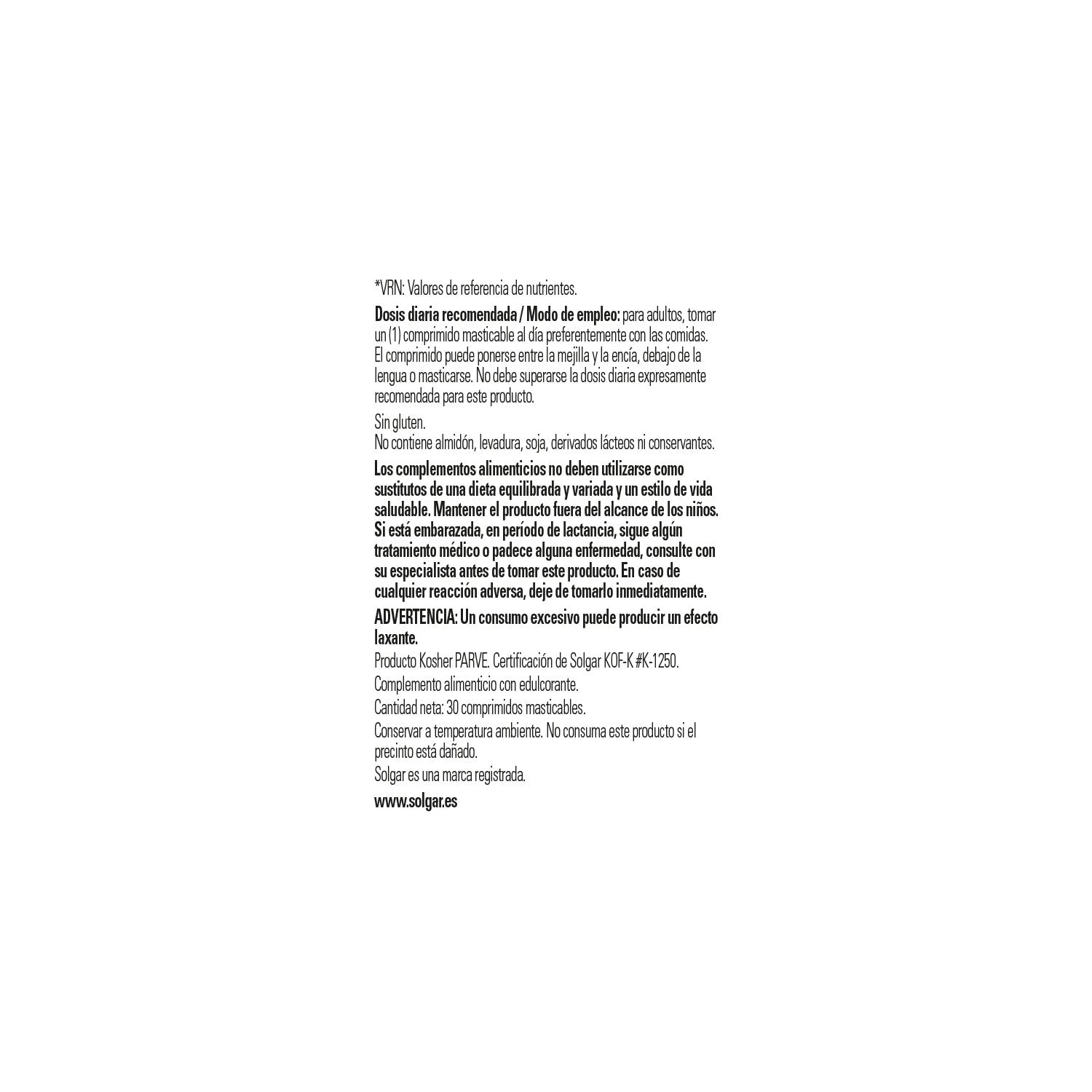 Solgar Vitamina B12 Metilcobalamina 1000mcg 30comp