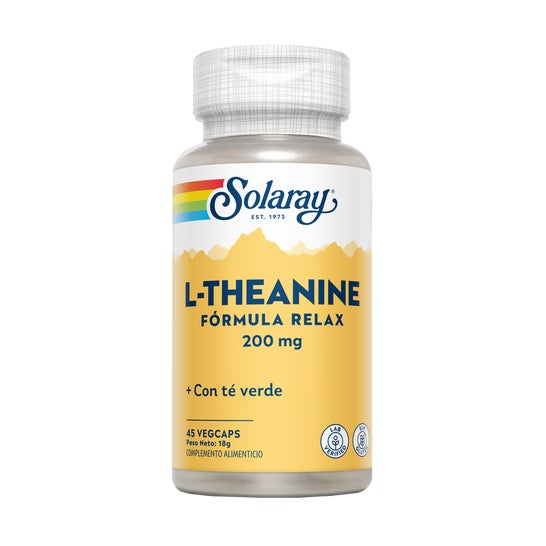 Solaray L-theanine 200mg 45cáps