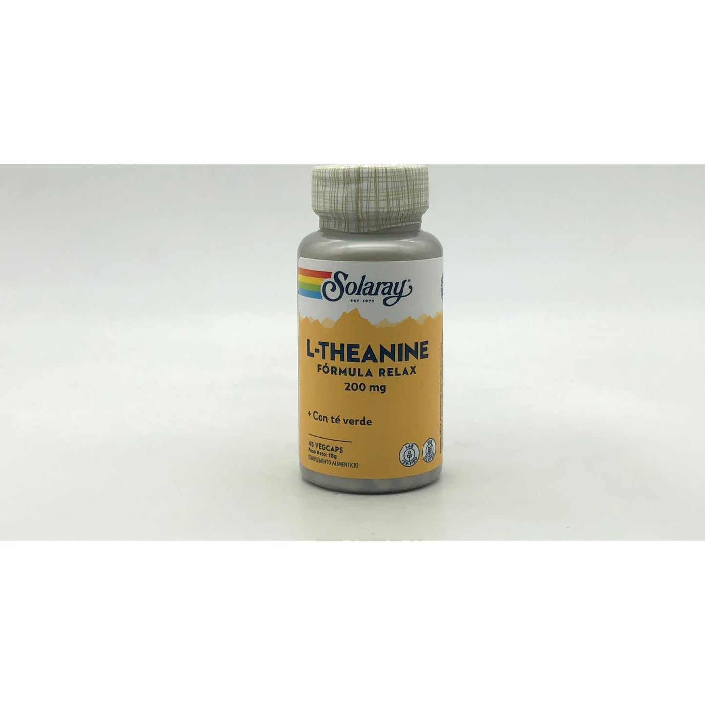 Solaray L-theanine 200mg 45cáps