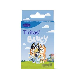 Hartmann Bluey Tiritas 3 Tamaños 12uds