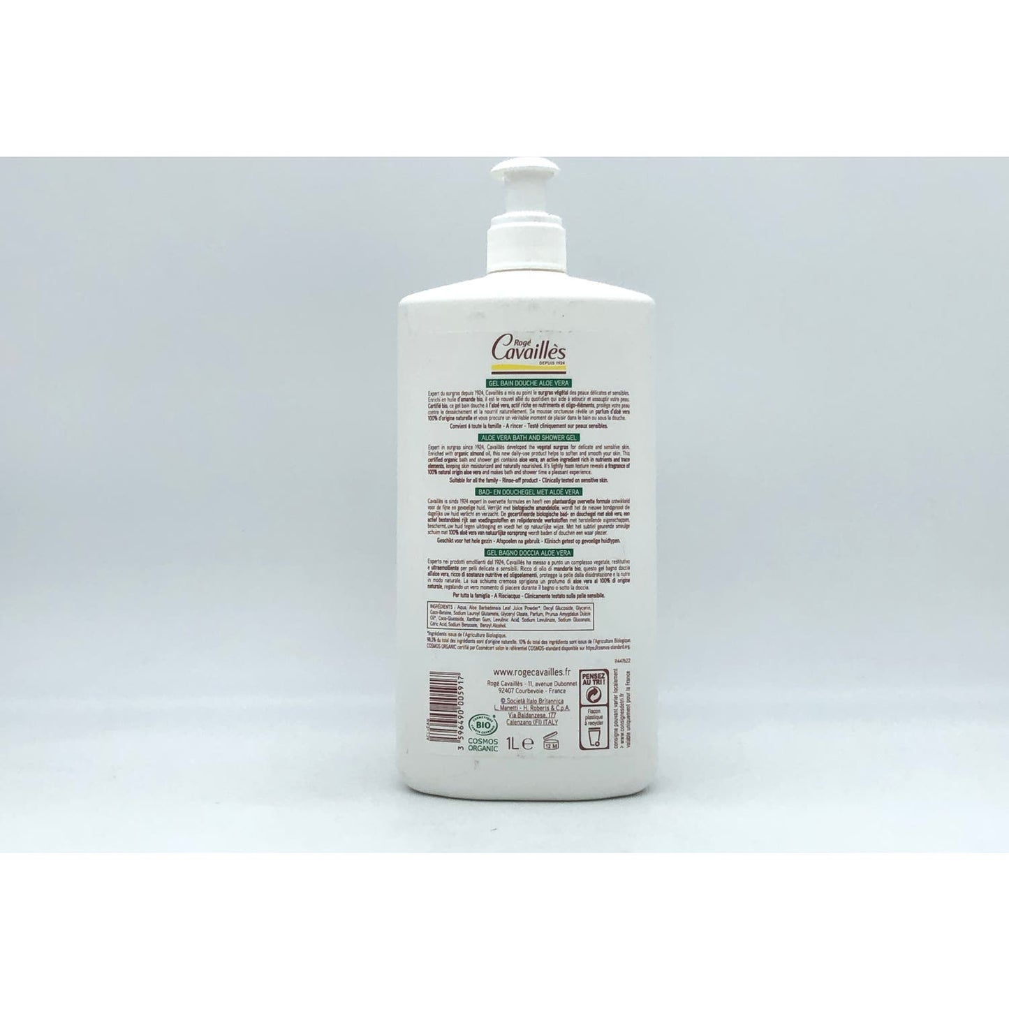Rogé Cavailles Gel de Baño y Ducha Aloe Vera Bio 1l