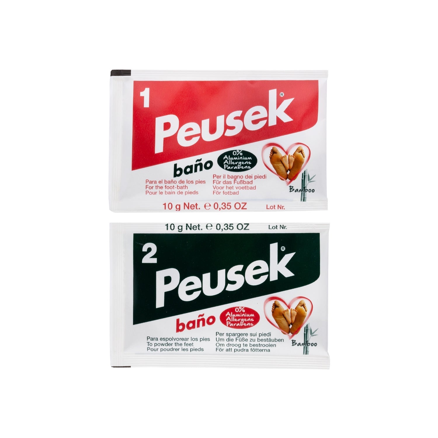 Peusek Desodorante de pies 2 sobres