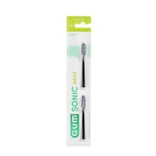 Gum Sonic Recambio Cepillo Dientes Negro 2uds