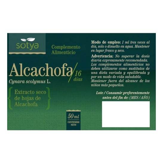 Sotya Alcachofa 60ml