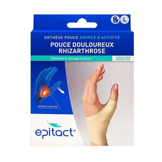 Epitact Ortesis Pulgar Flexible Rizartrosis Izquierda T-L 1ud