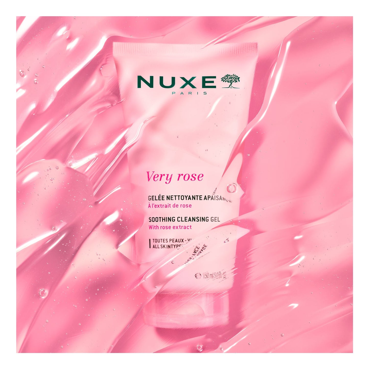 Nuxe Very Rose Gel Limpiador Calmante 150ml