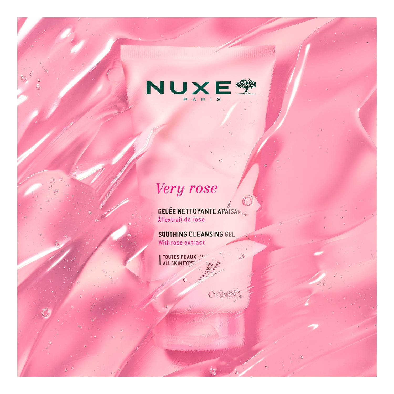 Nuxe Very Rose Gel Limpiador Calmante 150ml