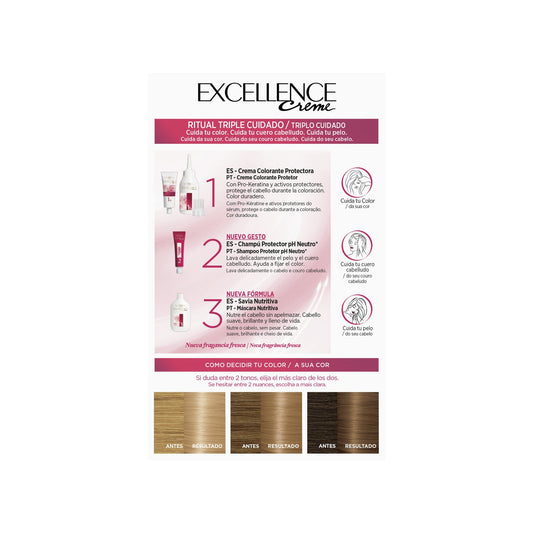 L'Oreal Set Excellence Creme Tint 8 Light Blonde