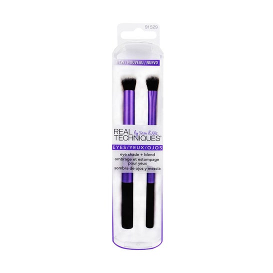 Real Techniques Kit Pinceles Eye Shade + Blend 2 uds