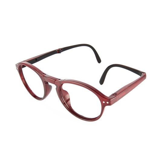 Nordic Vision Gafas Folding Burdeos +2.00